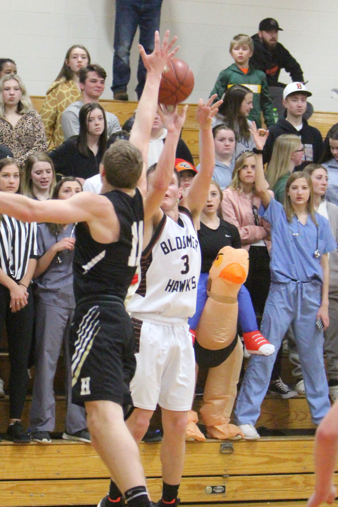 Hayward at Bloomer boys basketball 3-1-19